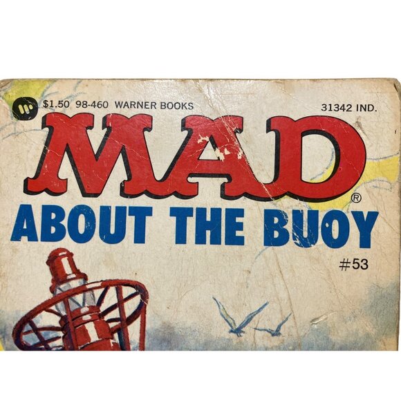 MAD About The Buoy #53 Paperback 1980 Warner Books Humor & Satire Magazine - Picture 2 of 16